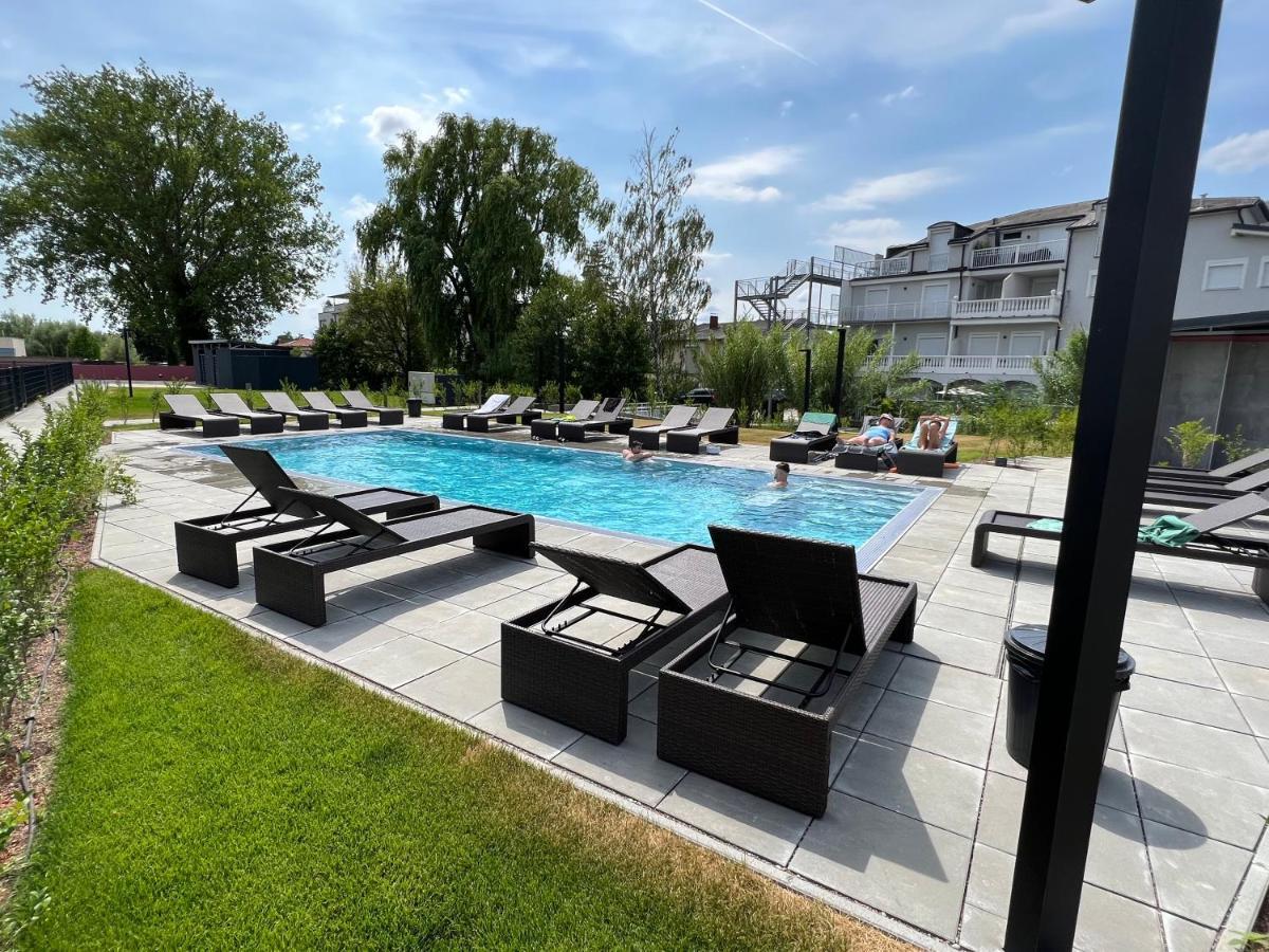 25H Spa-Residenz Pools In & Out, Private Garden & Beach Neusiedl am See Dış mekan fotoğraf