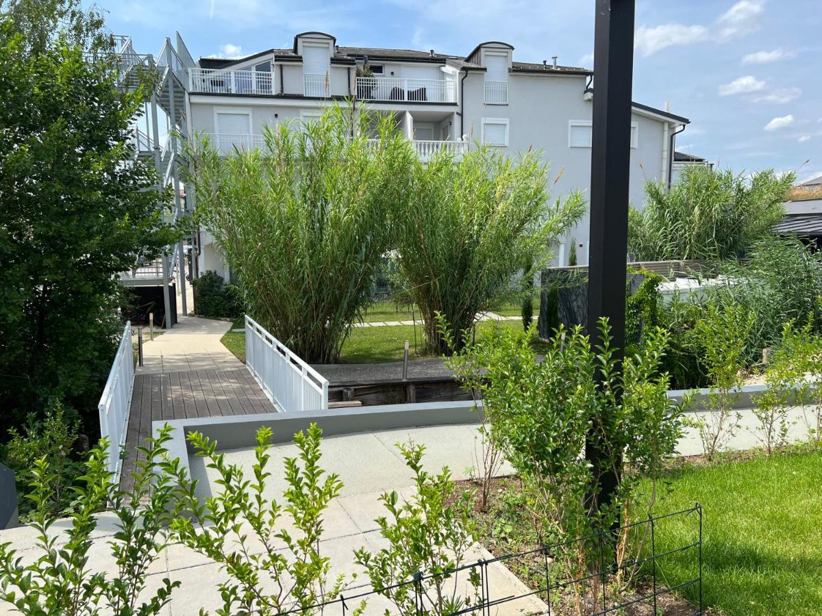 25H Spa-Residenz Pools In & Out, Private Garden & Beach Neusiedl am See Dış mekan fotoğraf